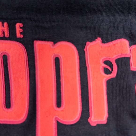 Vintage 90s HBO The Sopranos Muscle Shirt XL Black Puffy Logo Made In USA Y2K - Picture 7 of 7